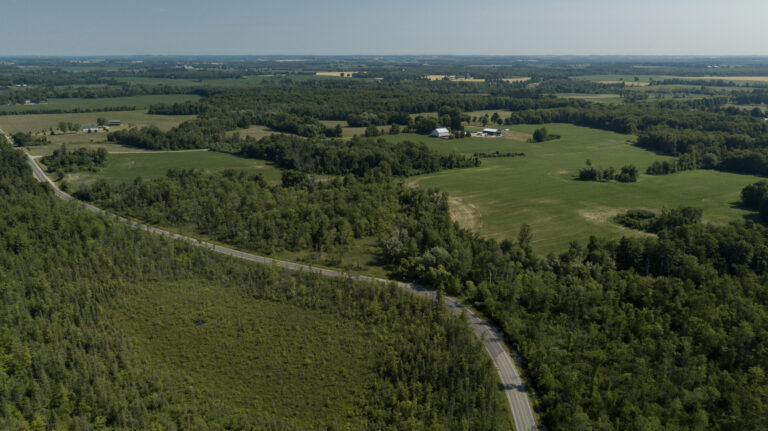 Picturesque 148 acre farm fronting on two country roads in Oxford County and around the corner from Hwy 401.