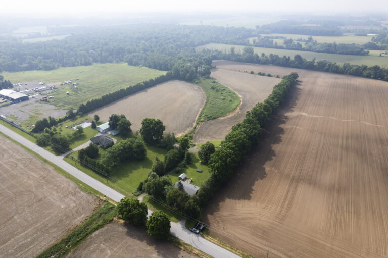 Picturesque 13.5 acre hobby farm located on a quiet, paved country road in Norfolk, near the Norfolk & Brant boundary line.