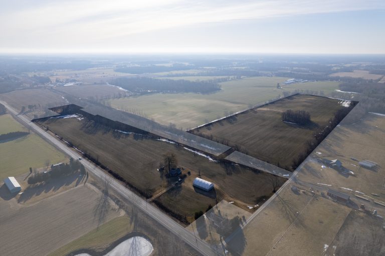 Picturesque 49 acre hobby farm located on a quiet, paved country road in Norfolk.