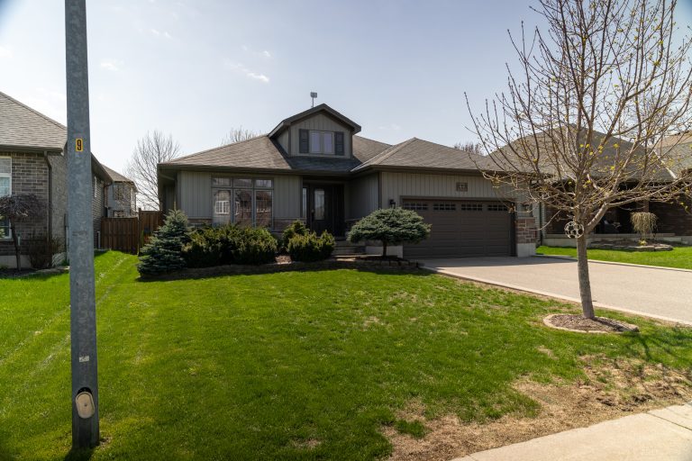 Absolutely stunning, custom built 11-year-old bungalow on a quiet street in Tillsonburg.