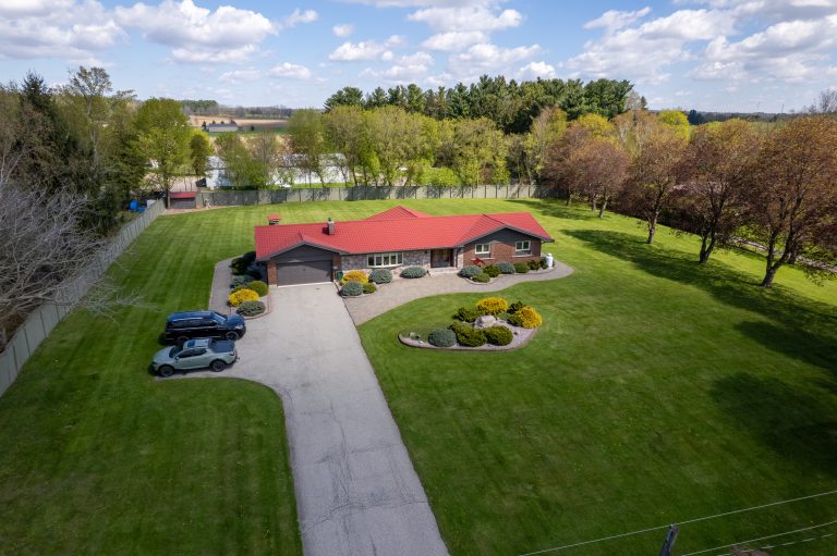 Fantastic, sprawling ranch style home with double car attached garage on a 1.63 acre country lot on highly desired German School Road.