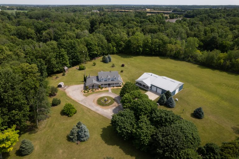 Picture perfect 43.44 acre hobby farm, located on a quiet, paved country road just outside of LaSalette.